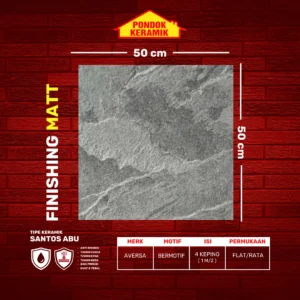 AVERSA 50X50 SANTOS ABU - Gambar 2