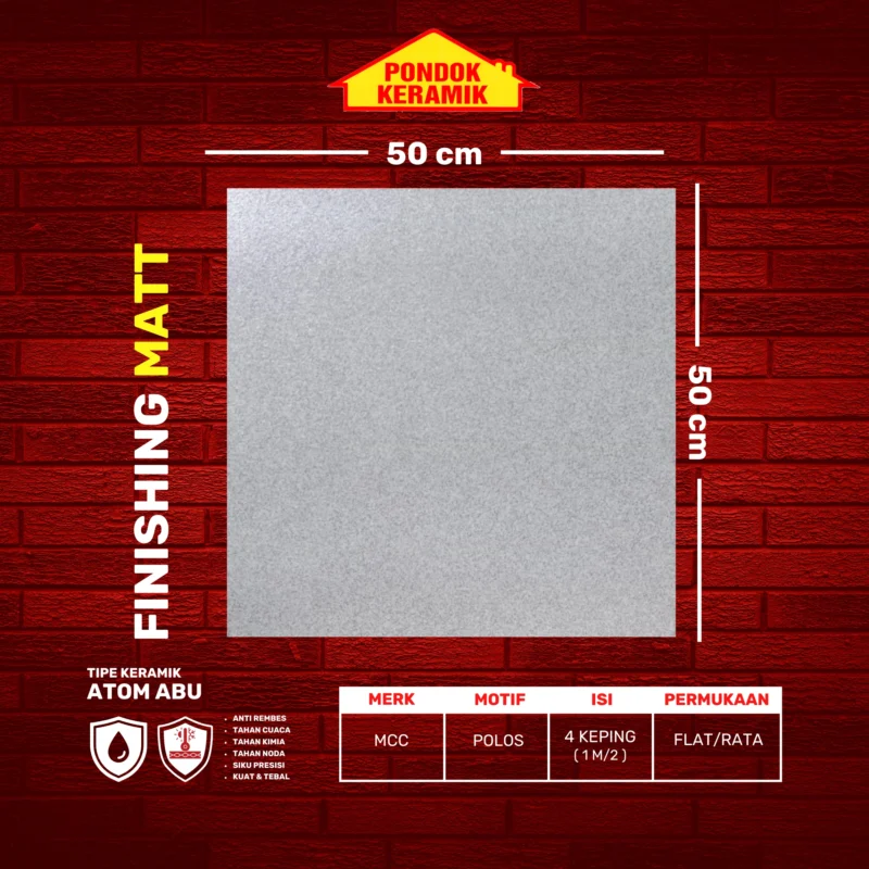 MCC 50X50 ATOM ABU - Gambar 2