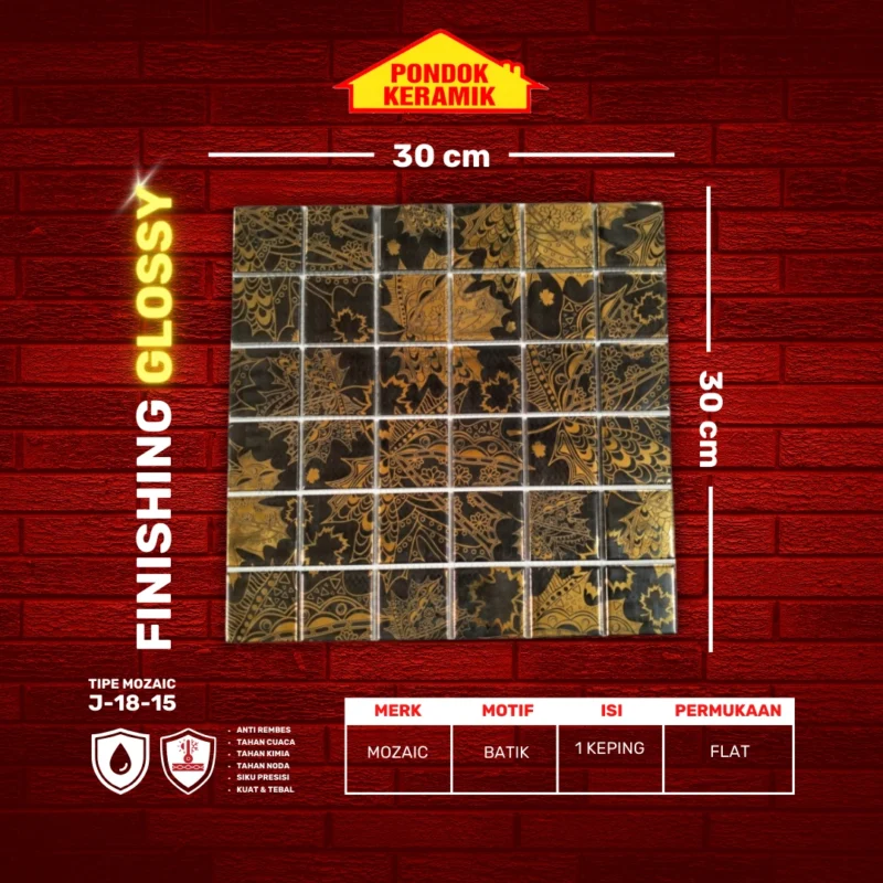 MOSAIC 30X30 TILE J-18-15 - Gambar 2