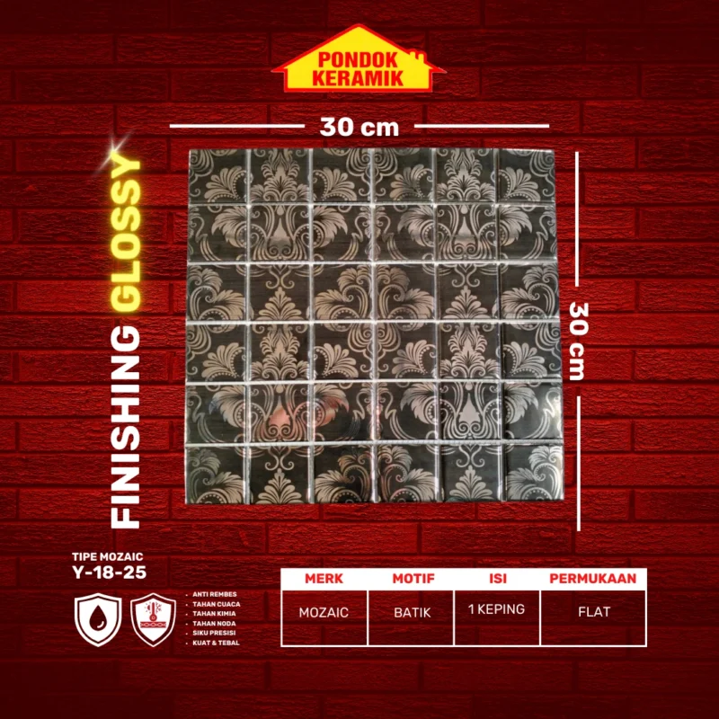 MOSAIC 30X30 TILE Y-18-25 - Gambar 2