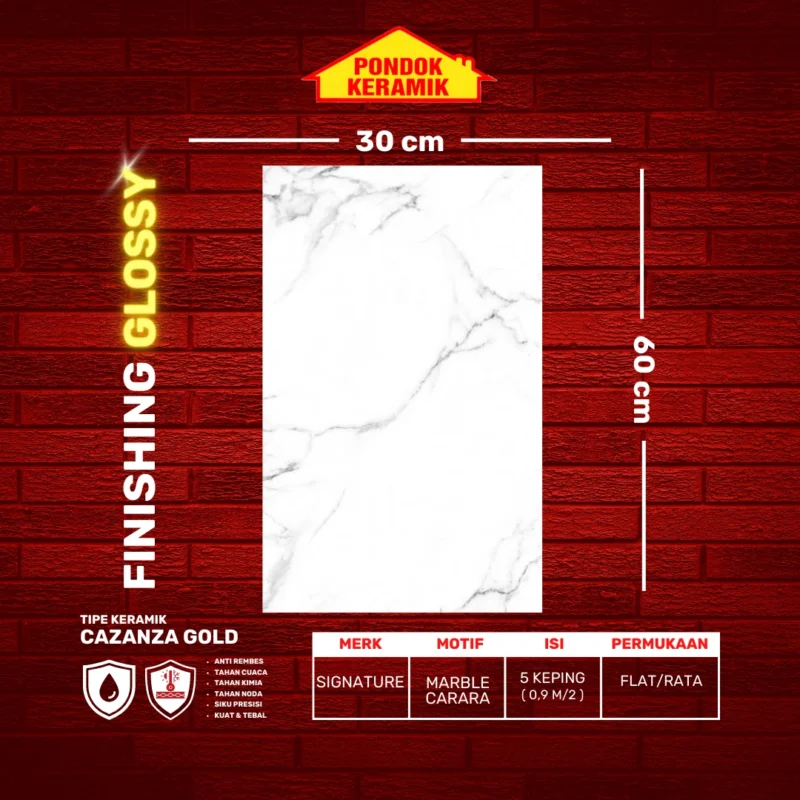 SIGNATURE 30X60 COZENZA GOLD - Gambar 2