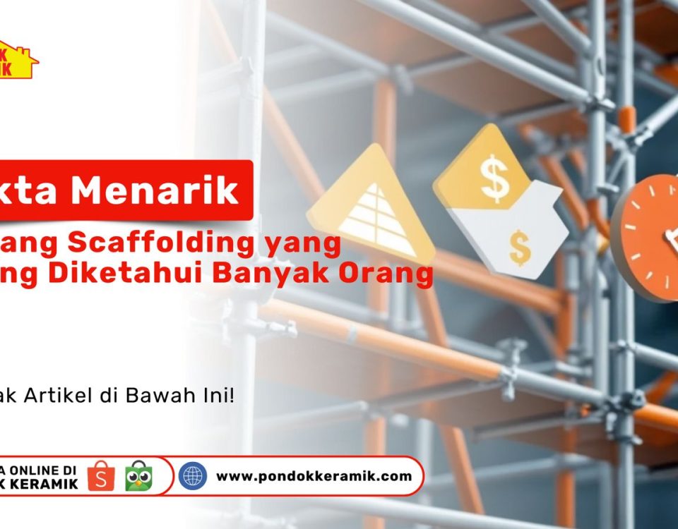 Infografis fakta menarik tentang scaffolding (perancah) dan kegunaannya