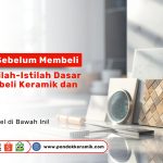 Interior rumah dengan keramik dan granit berbagai tekstur dan motif