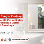Interior properti Surabaya dengan keramik dan granit berkualitas tinggi
