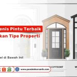 Infografis pilihan jenis pintu terbaik untuk rumah, ruko, vila, dan kantor