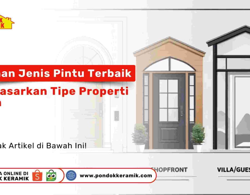 Infografis pilihan jenis pintu terbaik untuk rumah, ruko, vila, dan kantor