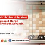 Keramik 10x10 cm motif warna pastel untuk dinding dapur minimalis – tersedia di Pondok Keramik Surabaya.