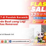 Promo 7.7 Pondok Keramik diskon keramik dan bahan bangunan