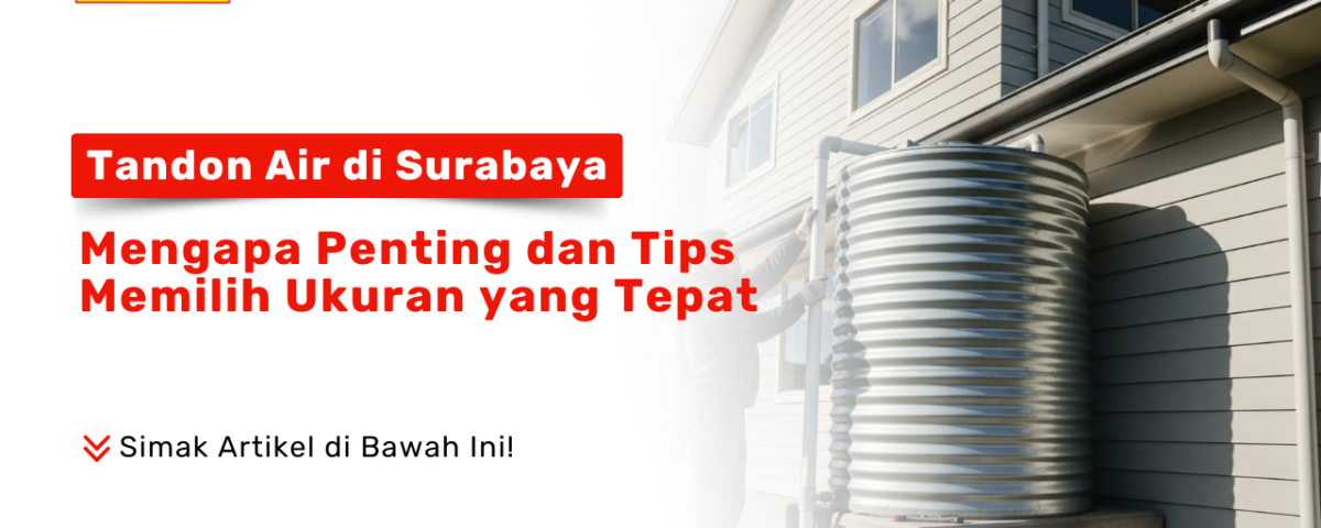 Tandon air berkualitas di Surabaya dengan tips memilih ukuran yang tepat