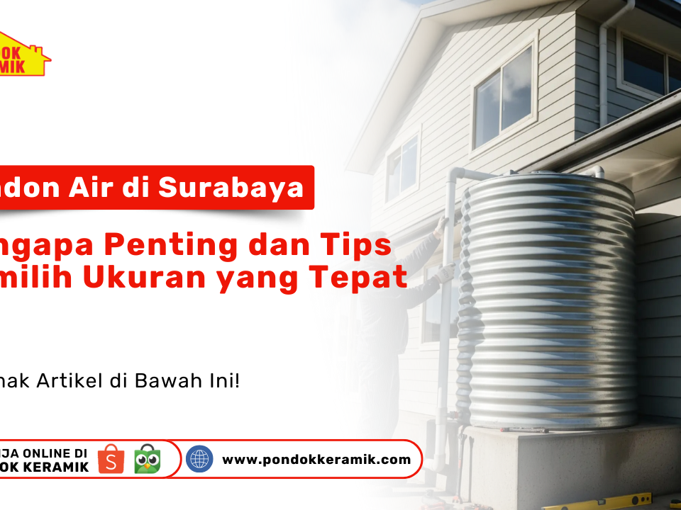 Tandon air berkualitas di Surabaya dengan tips memilih ukuran yang tepat