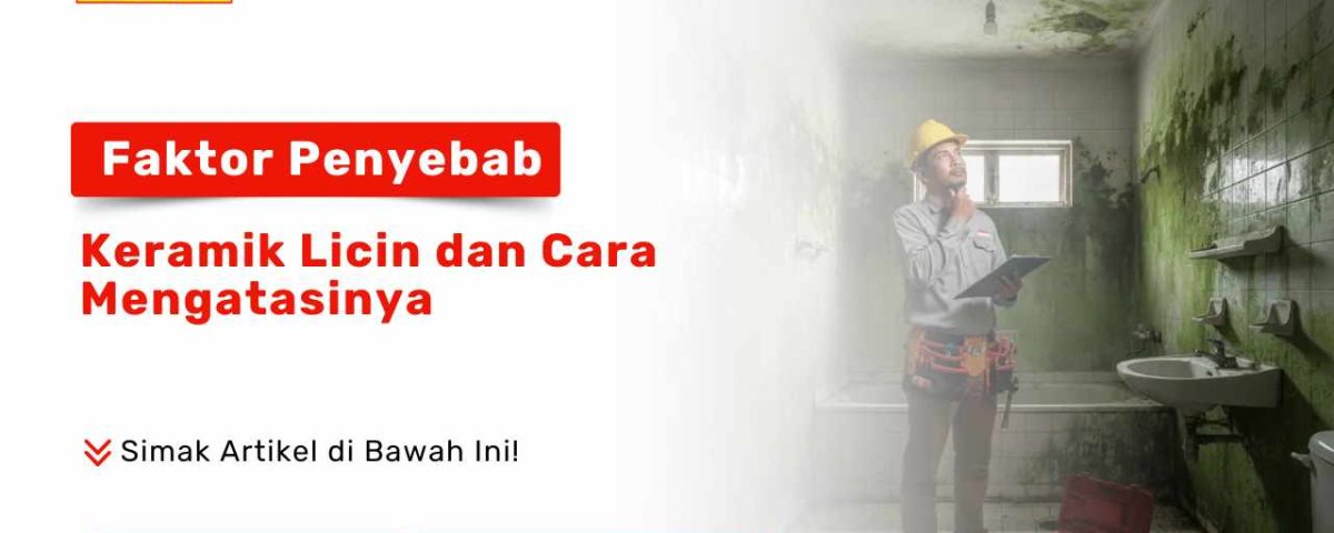 Lantai keramik anti-slip di dapur dan kamar mandi Pondok Keramik Surabaya