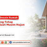 Desain rumah tropis modern nyaman saat musim hujan