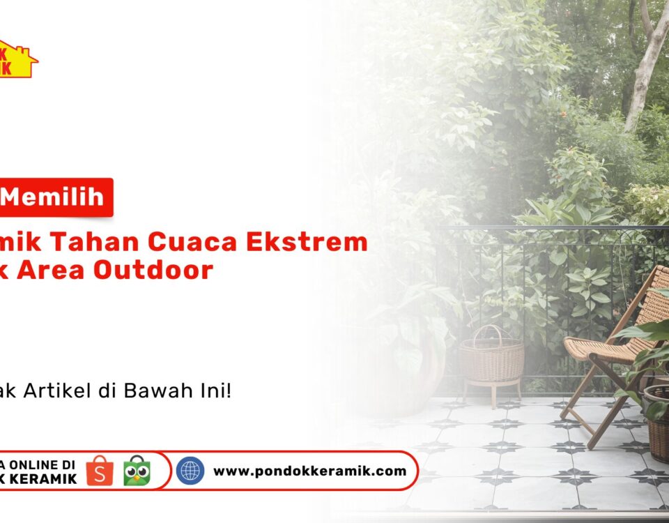 Keramik Tahan Cuaca Ekstrem Area Outdoor Anti Slip R11 PONDOKKERAMIK.COM