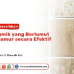 Cara Membersihkan Nat Keramik Berlumut Berjamur Secara Efektif PONDOKKERAMIK.COM