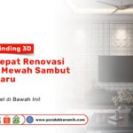 Keramik Dinding 3D Solusi Cepat Renovasi Interior Mewah PONDOKKERAMIK
