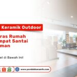 Tampilan showroom dengan produk Katalog Keramik Outdoor: Bikin Teras Rumah Jadi Tempat Santai dan Nyaman yang elegan
