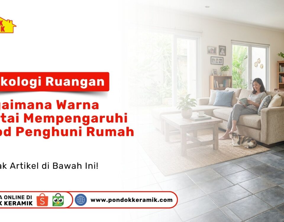 Tampilan ruang keluarga yang nyaman sebagai ilustrasi Psikologi Ruangan: Bagaimana Warna Lantai Mempengaruhi Mood Penghuni Rumah
